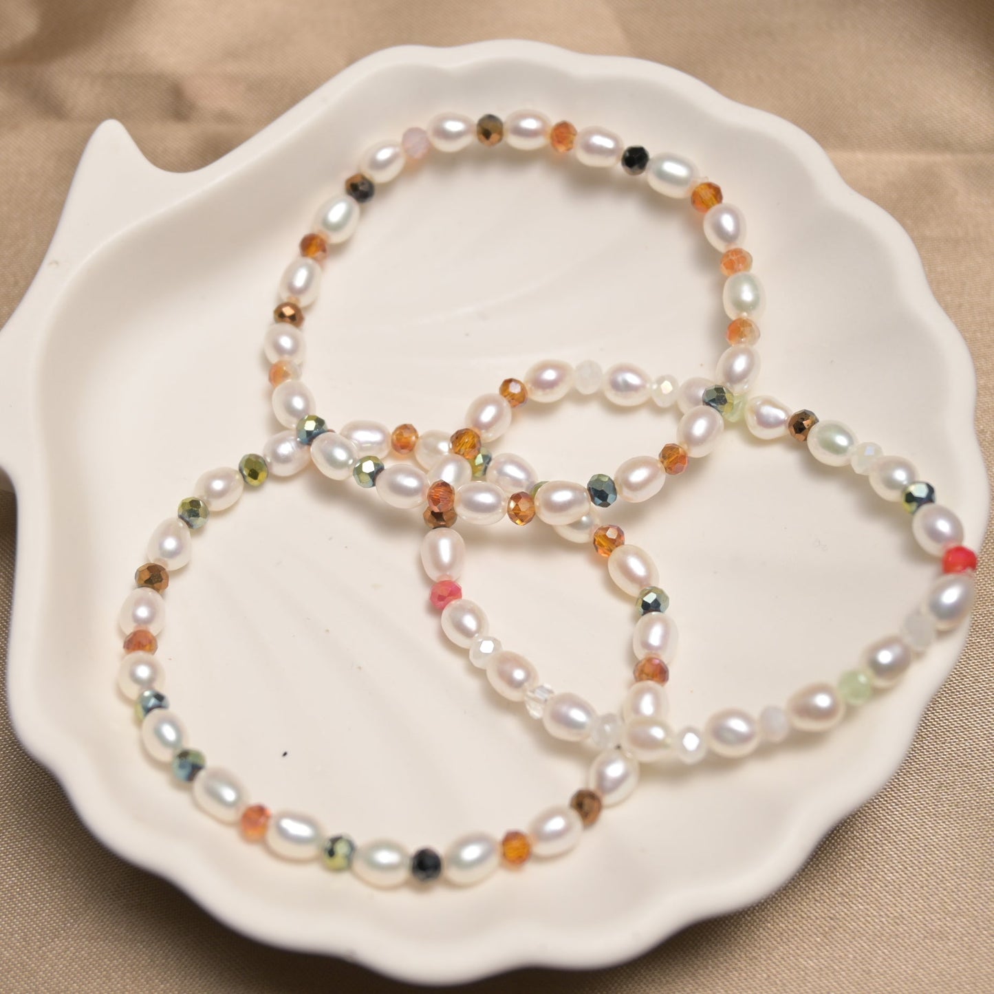 Candy Gem Pearl Bracelet - ZG_Pearls14K Gold PlatedZG_Pearls