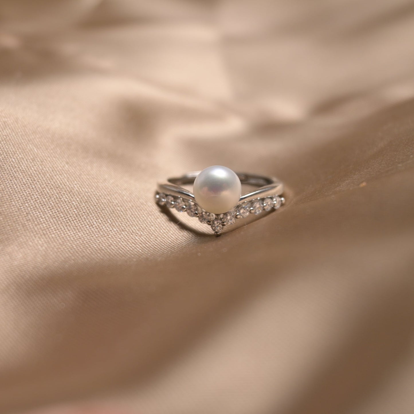 Royal Glow Freshwater Pearl Ring - ZG_Pearls14K Gold PlatedZG_Pearls