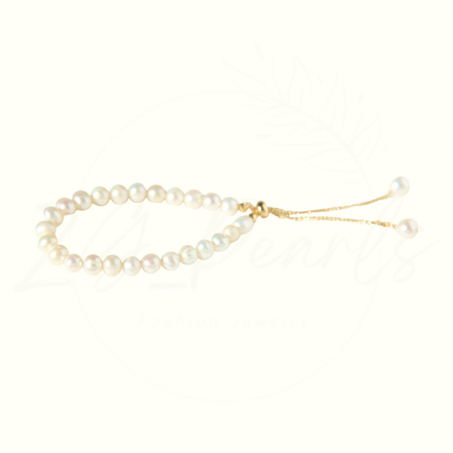 Classic 5.5-6mm Freshwater Pearl Bracelet with Adjustable Chain