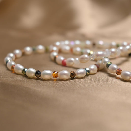 Candy Gem Pearl Bracelet - ZG_Pearls14K Gold PlatedZG_Pearls