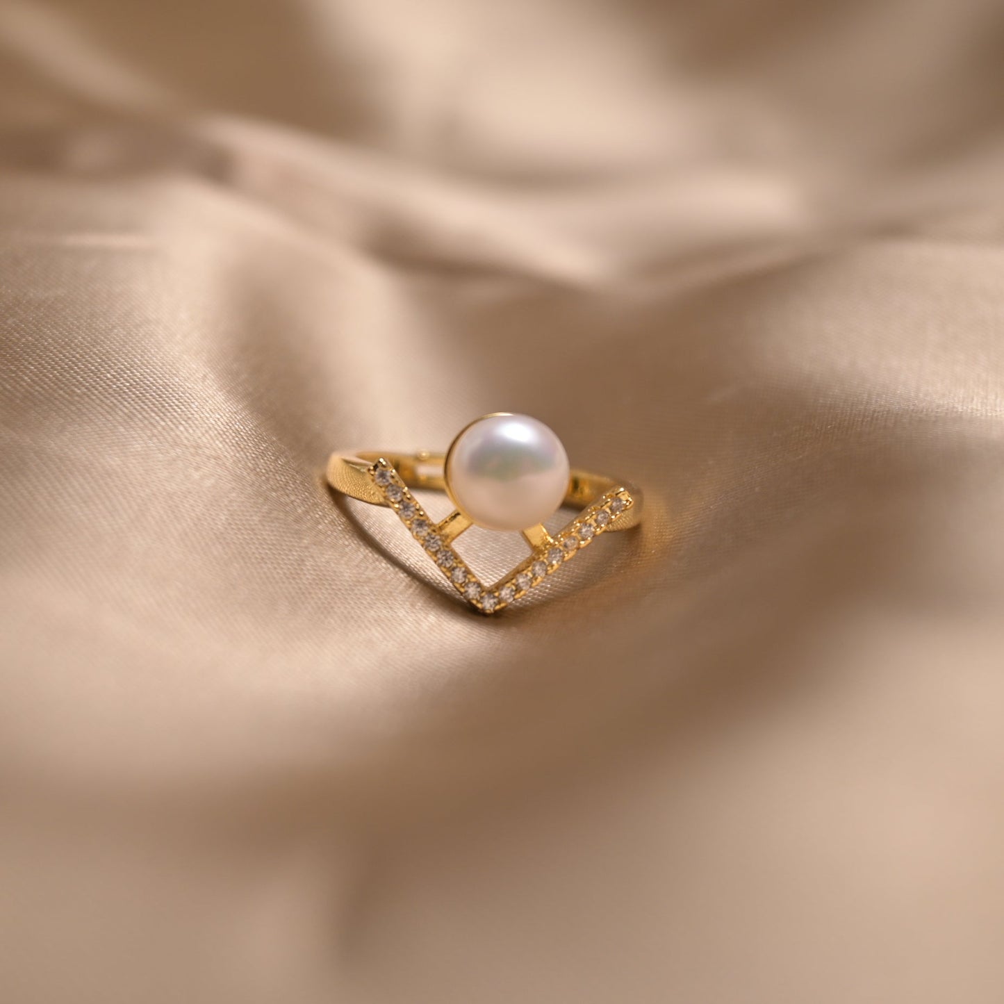 Regal Pearl Ring - ZG_Pearls14K Gold PlatedZG_PearlsGold