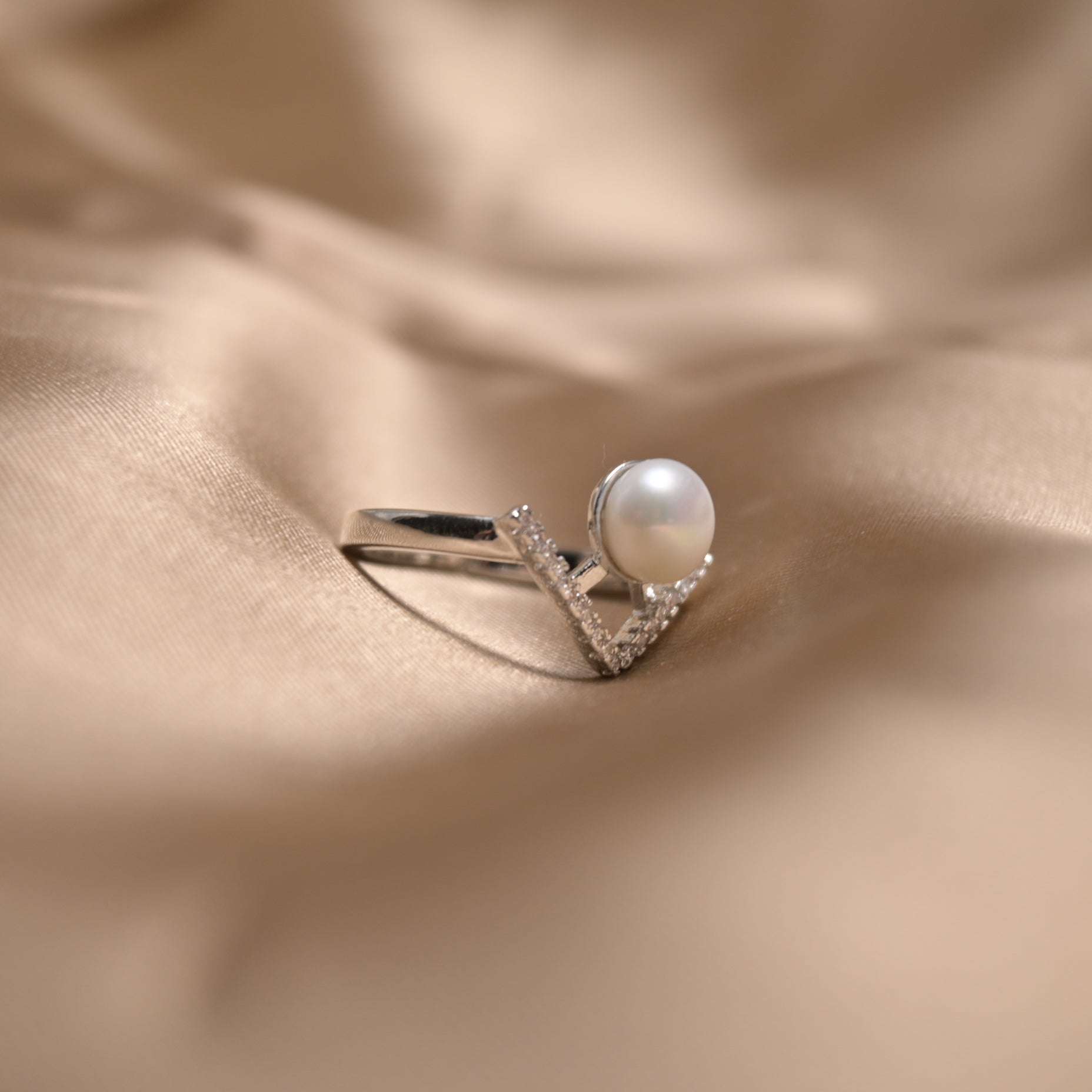 Regal Pearl Ring - ZG_Pearls14K Gold PlatedZG_PearlsSilver