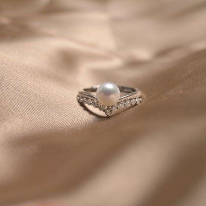 Royal Glow Freshwater Pearl Ring - ZG_Pearls14K Gold PlatedZG_Pearls
